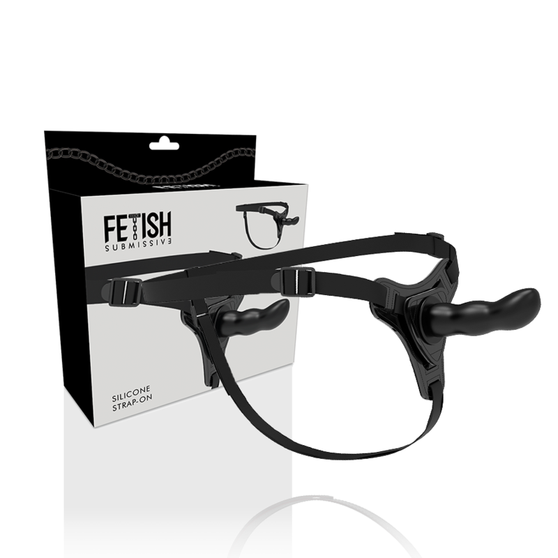 HARNAIS SOUMIS FETISH – POINT G EN SILICONE NOIR 16 CM