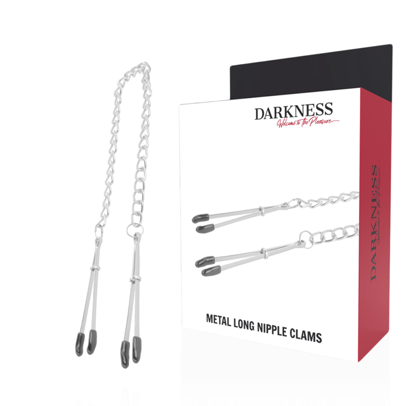 DARKNESS – PINCES À TÉTONS RÉGLABLES EN MÉTAL