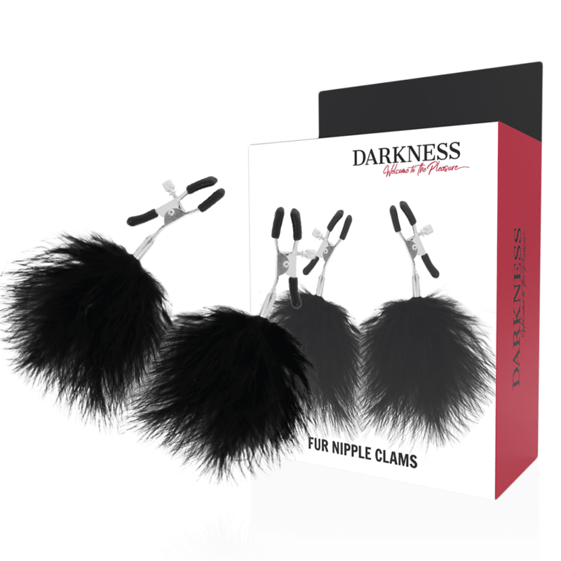 DARKNESS – PINCES À TÉTONS POM-POM 2