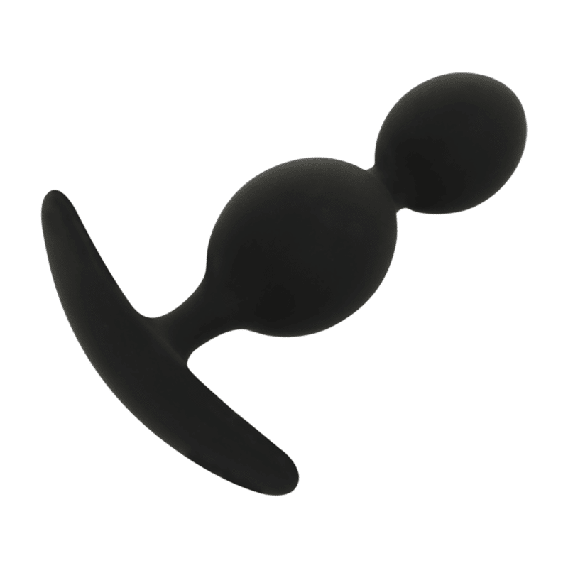 BLACKSILVER – PLUG ORSON SILICONE 2 ONDES ANAL 9 CM
