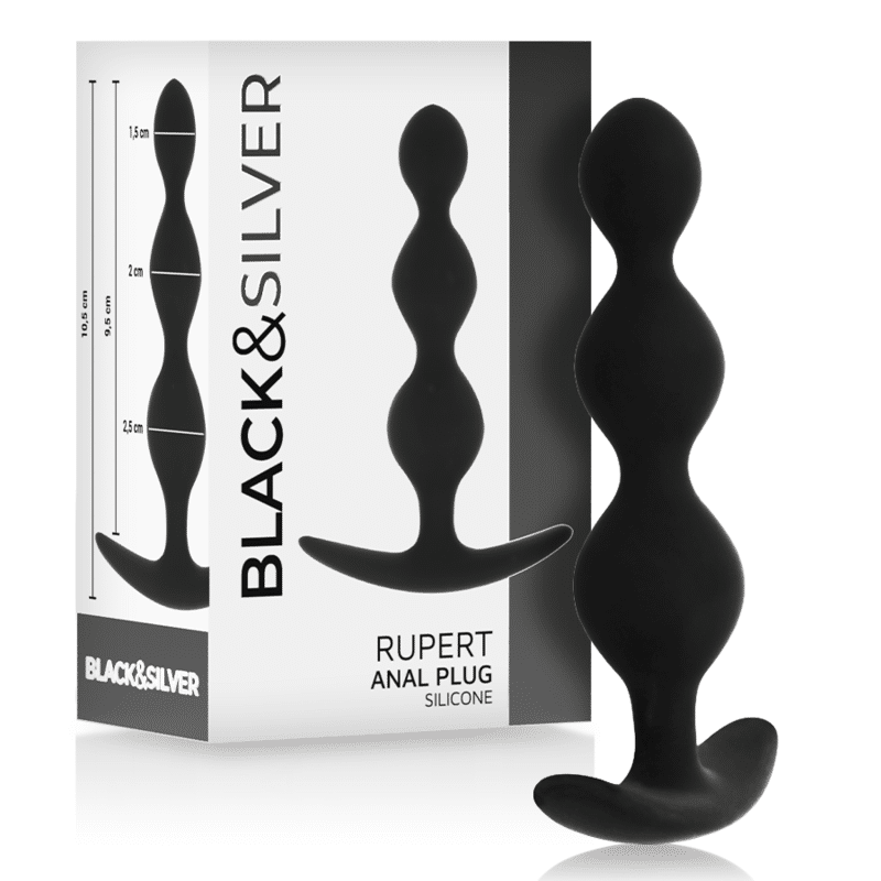 BLACKSILVER – CHAÎNE À BILLES ANAL RUPERT 10 CM