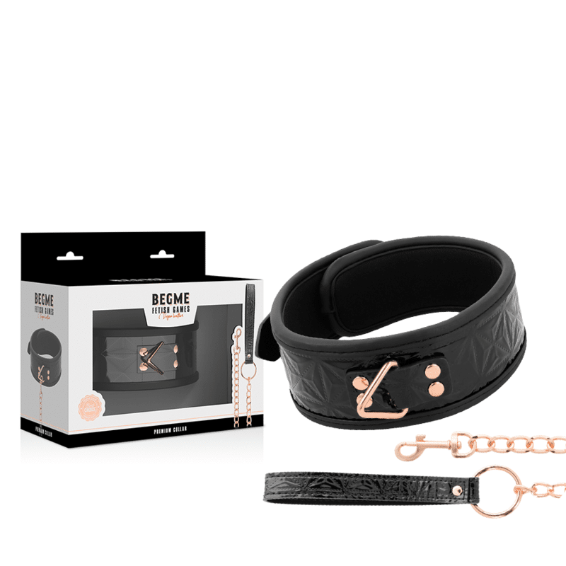 BEGME – BLACK EDITION PREMIUM COLLIER EN CUIR VEGAN