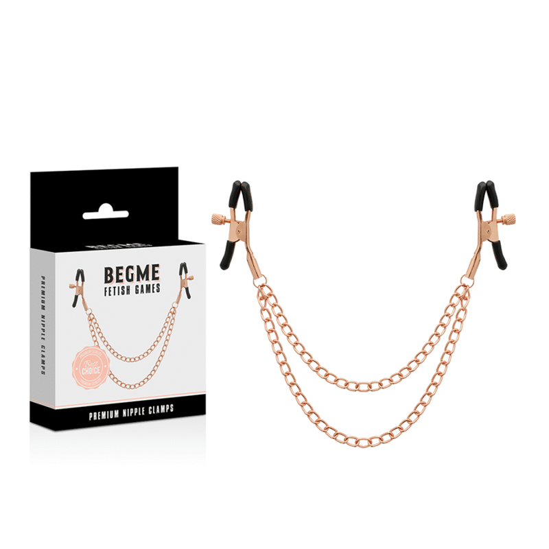 BEGME – BLACK EDITION PREMIUM PINCES À TÉTONS AVEC CHAÎNE