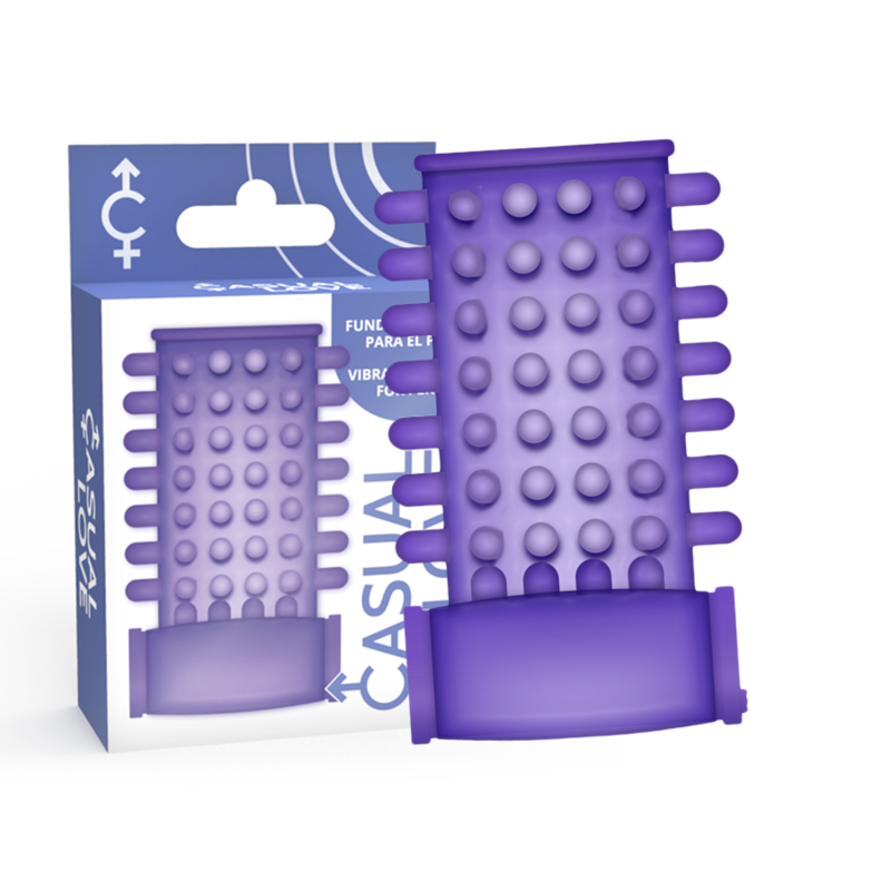 CASUAL LOVE – COUVERCLE DE PÉNIS DE VIBRATEUR LILAS