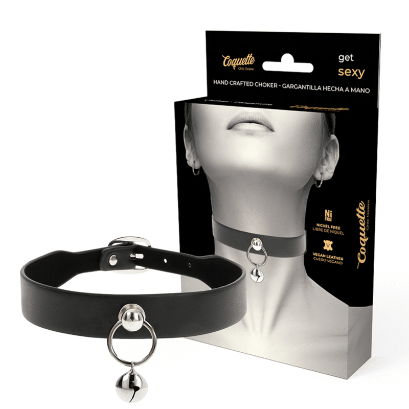 COQUETTE – CHIC DESIRE COLLIER CUIR VEGAN FEMME ACCESSOIRE HOCHET/CERCEAU