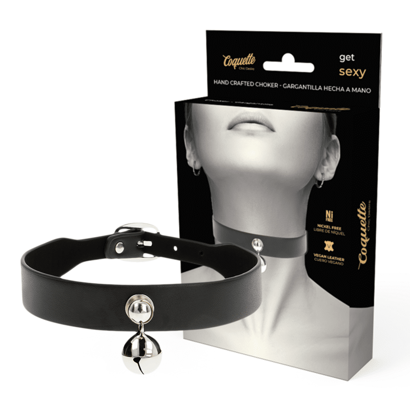 COQUETTE – CHIC DESIRE COLLIER EN CUIR VEGAN FEMME HOCHET ACCESSOIRE