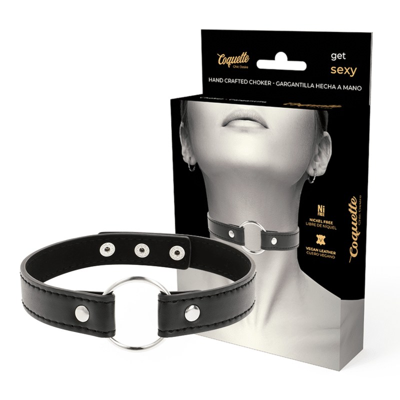 COQUETTE – CHIC DESIRE COLLIER EN CUIR VEGAN ACCESSOIRE FEMME