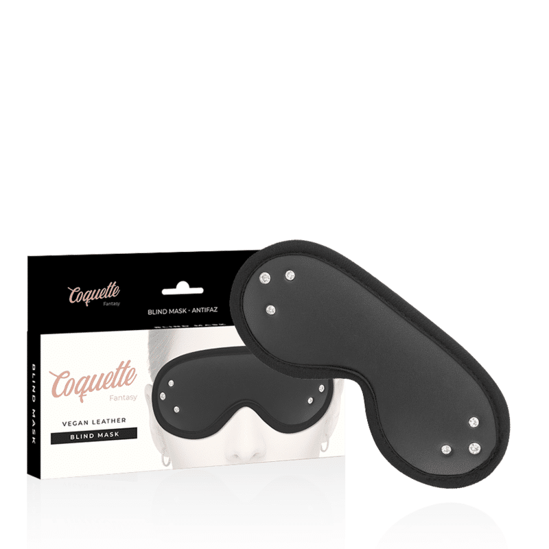 COQUETTE CHIC DESIRE – MASQUE FANTASY EN CUIR VÉGAN AVEC DOUBLURE EN NÉOPRÈNE