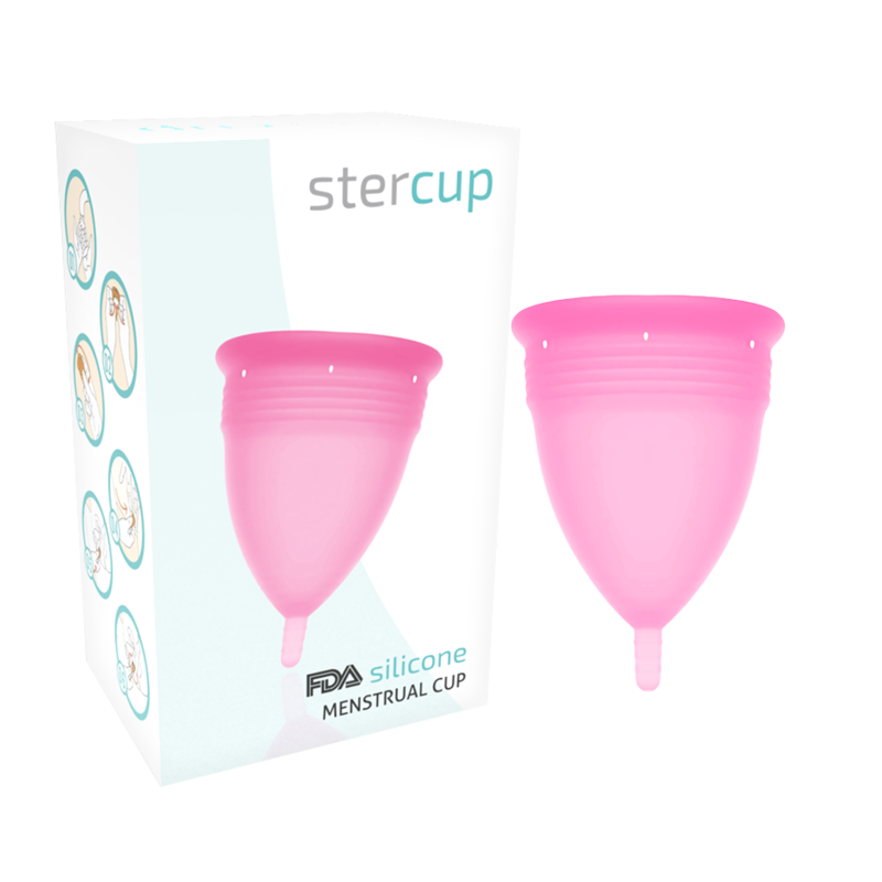 STERCUP – COUPE MENSTRUELLE EN SILICONE FDA TAILLE S ROSE