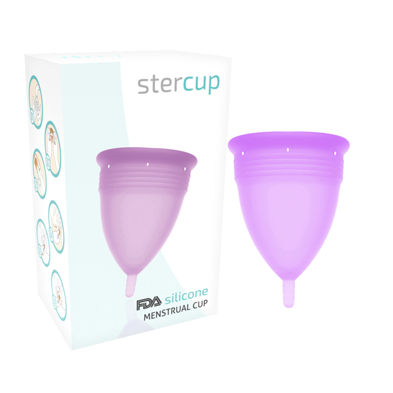 STERCUP – COUPE MENSTRUELLE EN SILICONE FDA TAILLE S LILAS