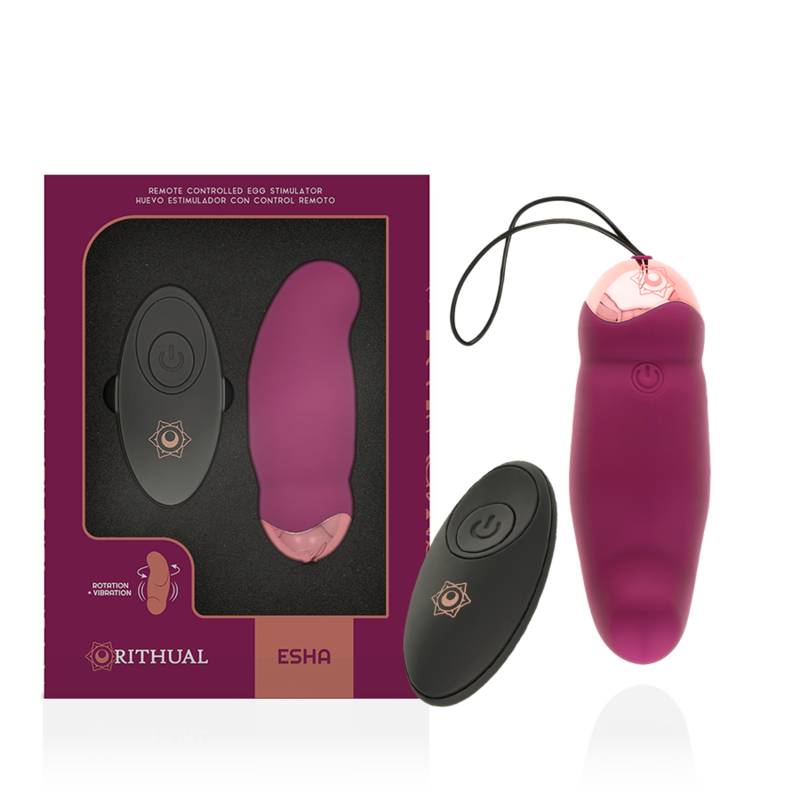 RITHUAL – ESHA EGG SYSTÈME DE TÉLÉCOMMANDE ROTATION + VIBRATION