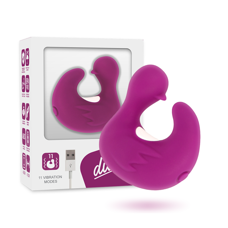 COVERME – DÉ À DÉS À CANARD RECHARGEABLE EN SILICONE STIMULANT DUCKYMANIA