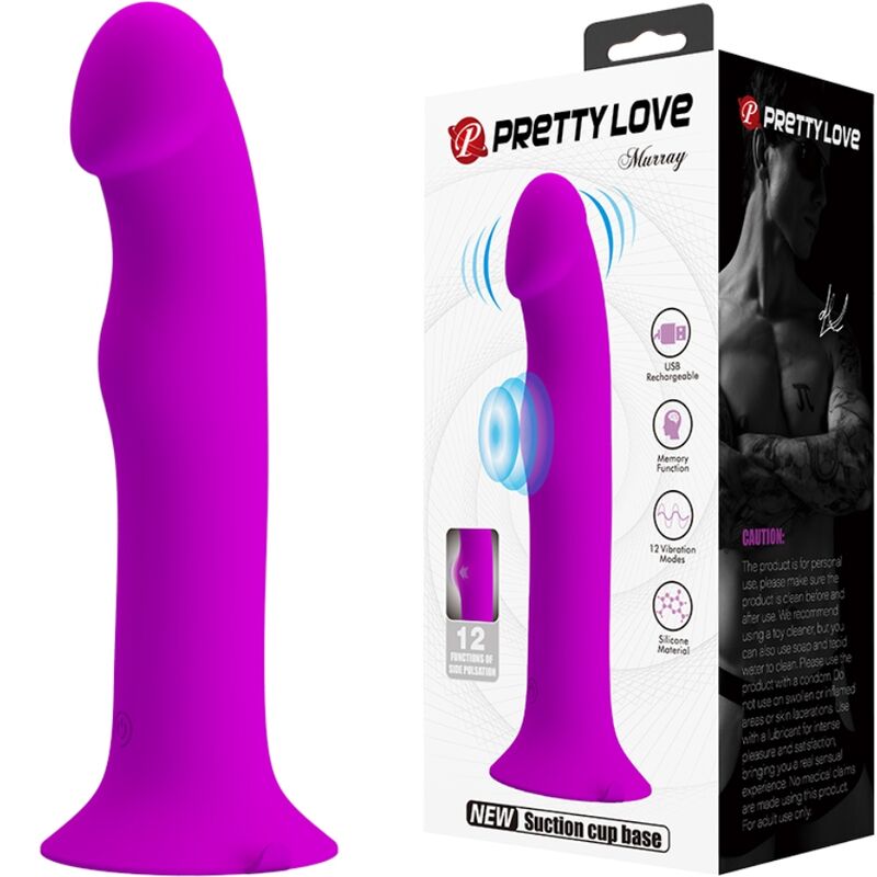 PRETTY LOVE – VIBRATEUR MURRAY ET STIMULATEUR DE POINT G VIOLET