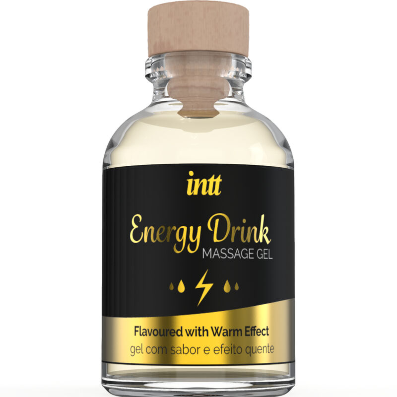 INTT MASSAGE  ORAL SEX – GEL DE MASSAGE A L »ENERGIE AROMATISEE CA BOISSON ET EFFET CHAUFFANT