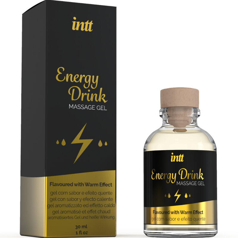 INTT MASSAGE  ORAL SEX – GEL DE MASSAGE A L »ENERGIE AROMATISEE CA BOISSON ET EFFET CHAUFFANT