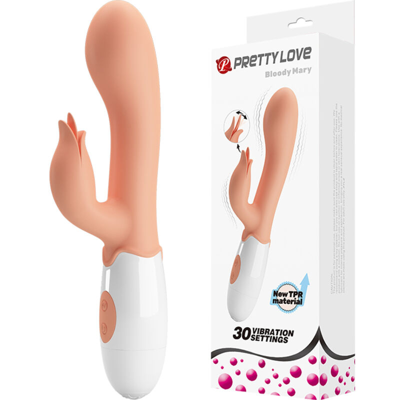 PRETTY LOVE – VIBRATEUR BLOODY MARY AVEC STIMULATEUR