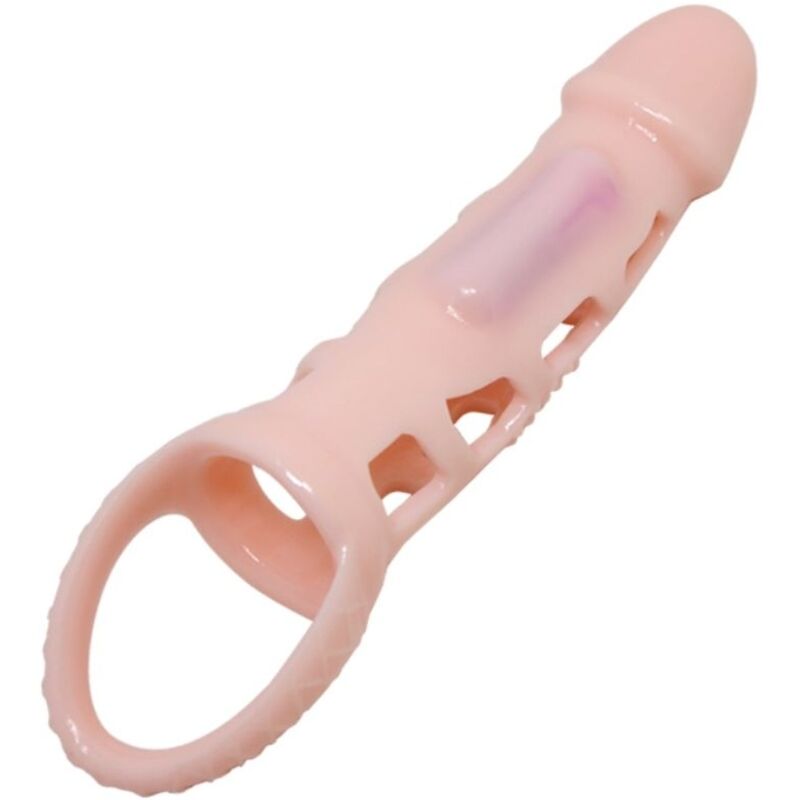 PRETTY LOVE – HOUSSE DEXTENSION DE PÉNIS HARRISON AVEC VIBRATION ET SANGLE 13.5 CM