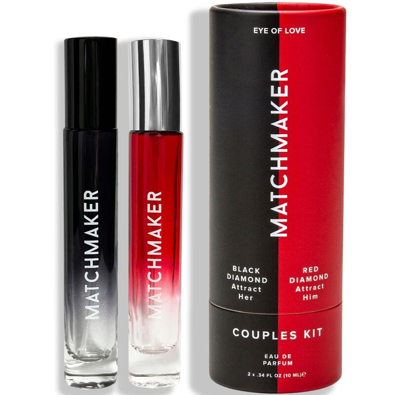 EYE OF LOVE – MATCHMAKER PHEROMONE 2PC SET COUPLES KIT ATTIRE HER  HIM 20 ML