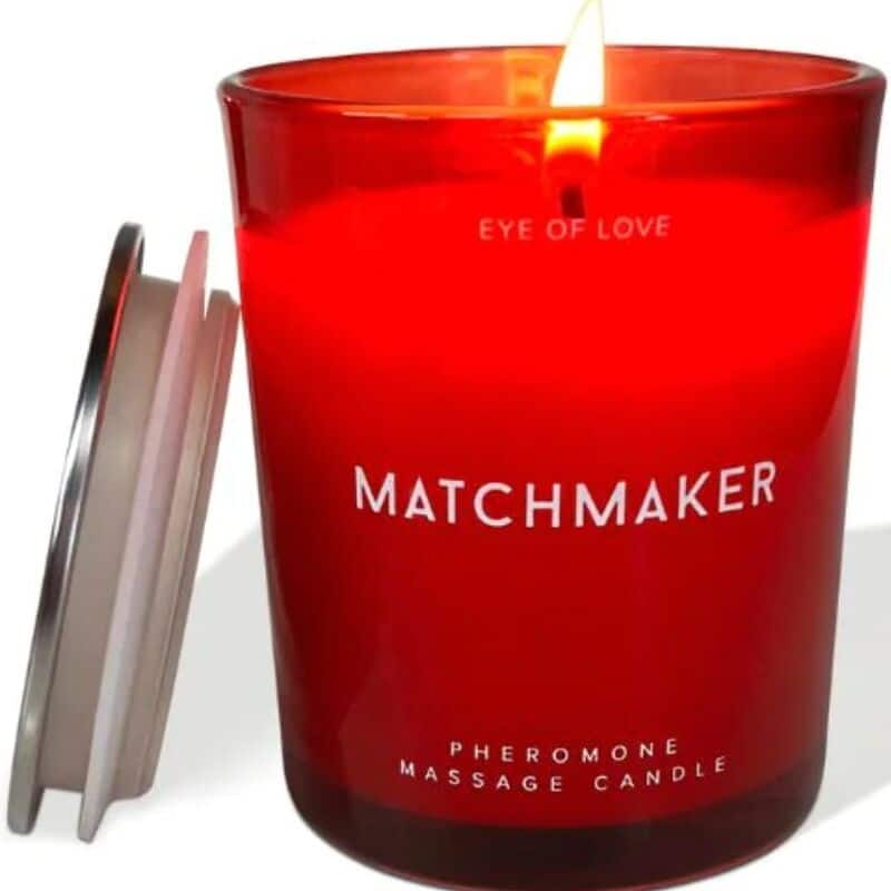 EYE OF LOVE – MATCHMAKER BOUGIE DE MASSAGE DIAMANT ROUGE LATTIRER 150 ML