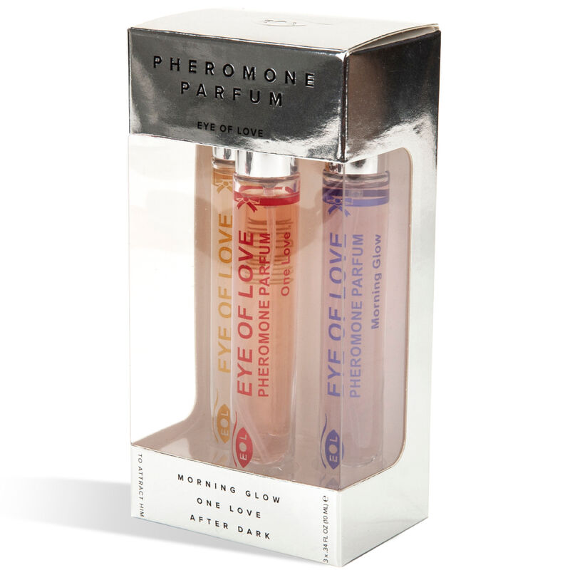 EYE OF LOVE – PARFUM EOL PHR 10 ML SET/3 – MORNING GLOW, ONE LOVE, AFTER DARK