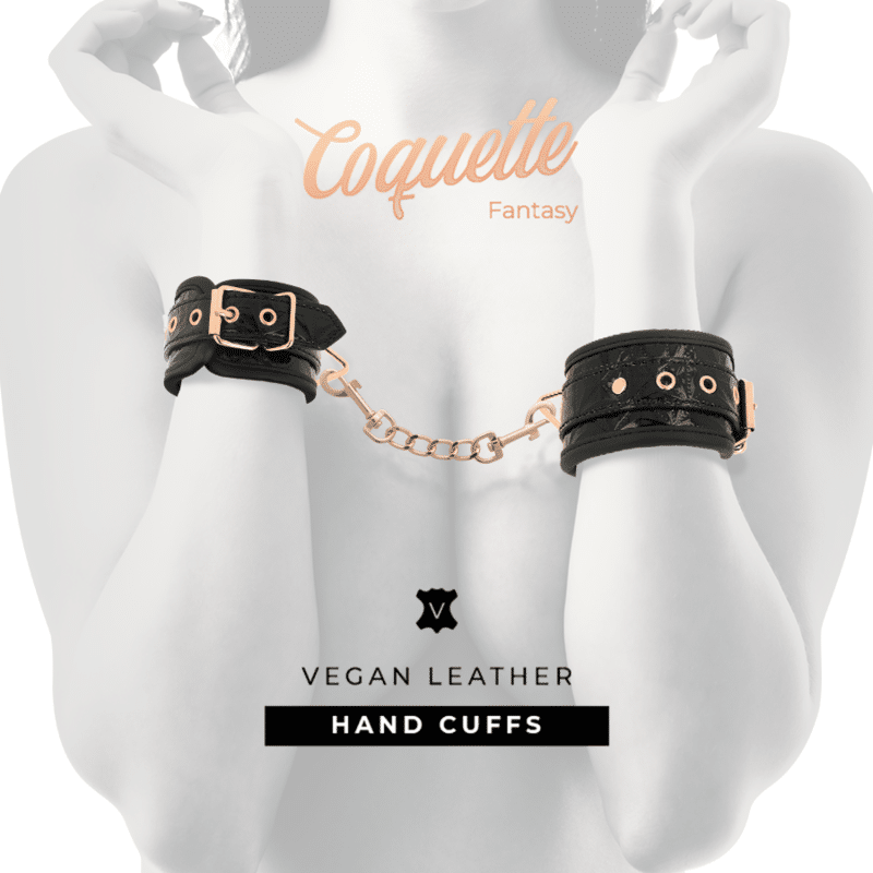 COQUETTE CHIC DESIRE – MENOTTES ÉDITION NOIRE AVEC DOUBLURE EN NÉOPRÈNE