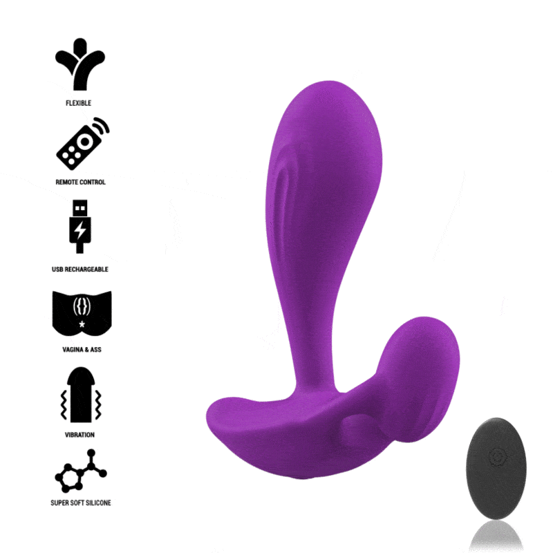 INTENSE – TÉLÉCOMMANDE ANAL SHELLY PLUG VIOLET