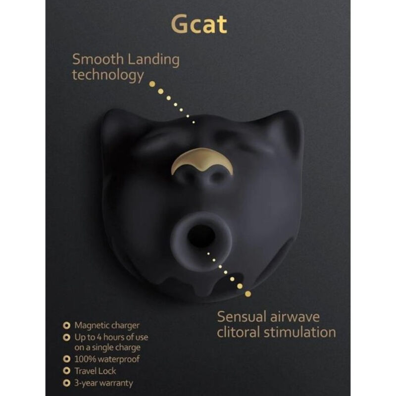 G-VIBE – VENTOUSE DE CLITORIS NOIR MYSTIQUE GCAT