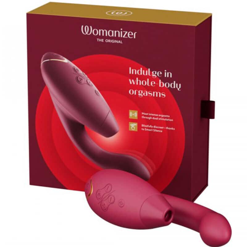 WOMANIZER – DUO 2 STIMULATEUR BORDEAUX
