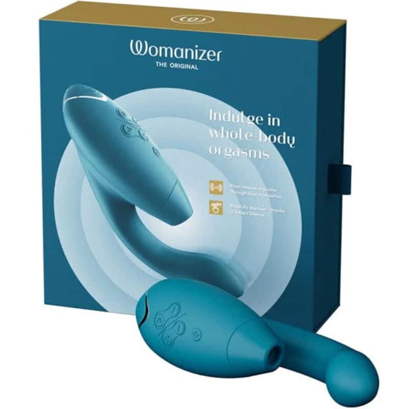 WOMANIZER – DUO 2 STIMULATOR BLEU PÉTROLE