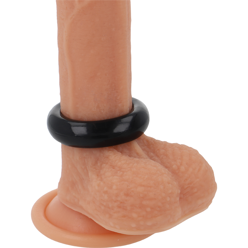 POWERING – ANNEAU PÉNIS SUPER FLEXIBLE ET RÉSISTANT 3.8CM PR04 NOIR
