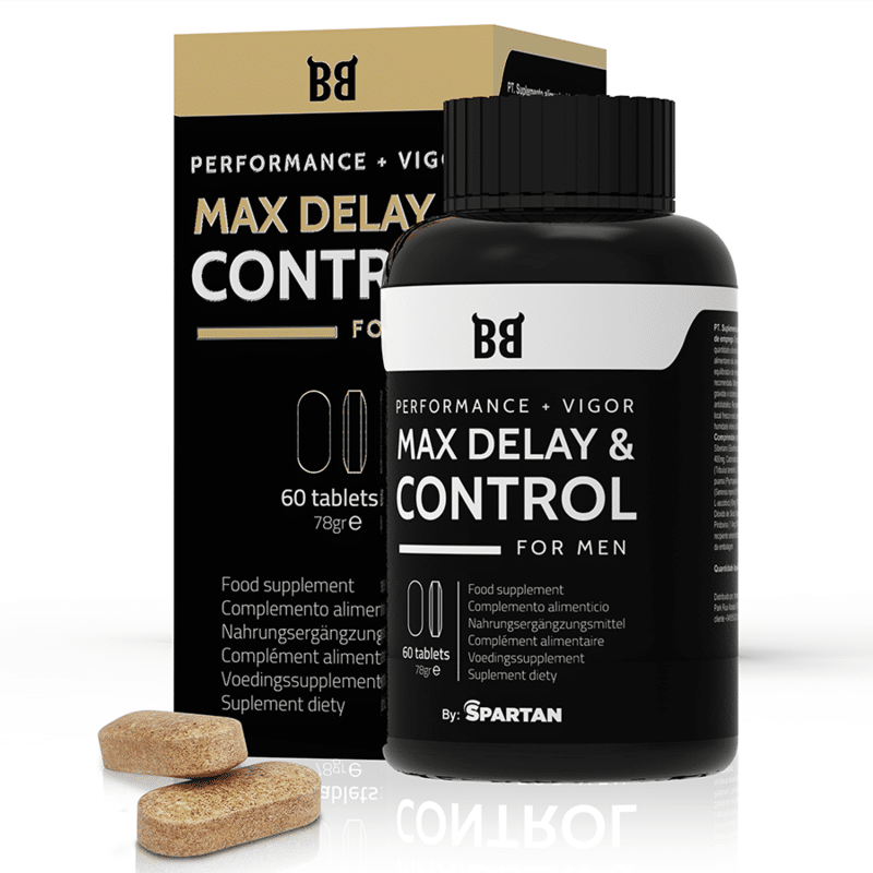 BLACK BULL – DÉLAI ET CONTRÔLE MAXIMUM PERFORMANCES POUR HOMMES 60 GÉLULES
