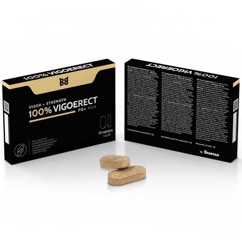 BLACK BULL – 100% VIGOERECT VIGEUR + FORCE POUR HOMME 10 COMPRIMES