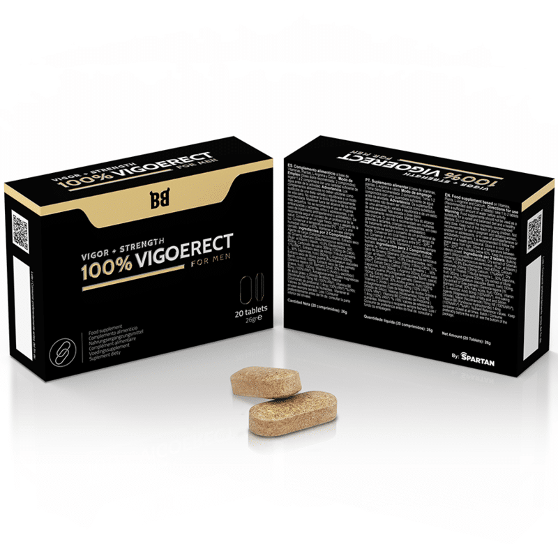 BLACK BULL – 100% VIGOERECT VIGEUR + FORCE POUR HOMME 20 COMPRIMES