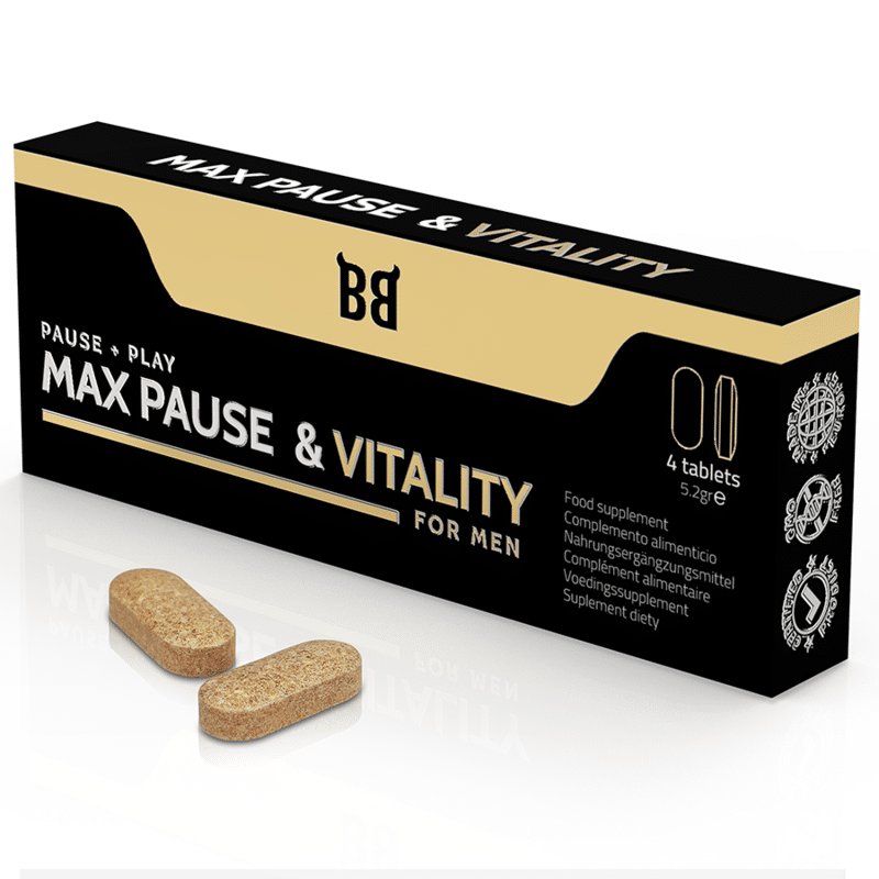 BLACK BULL – RETARDATEUR DE PAUSE ET DE VITALITÉ MAXIMALE POUR HOMMES 4 GÉLULES