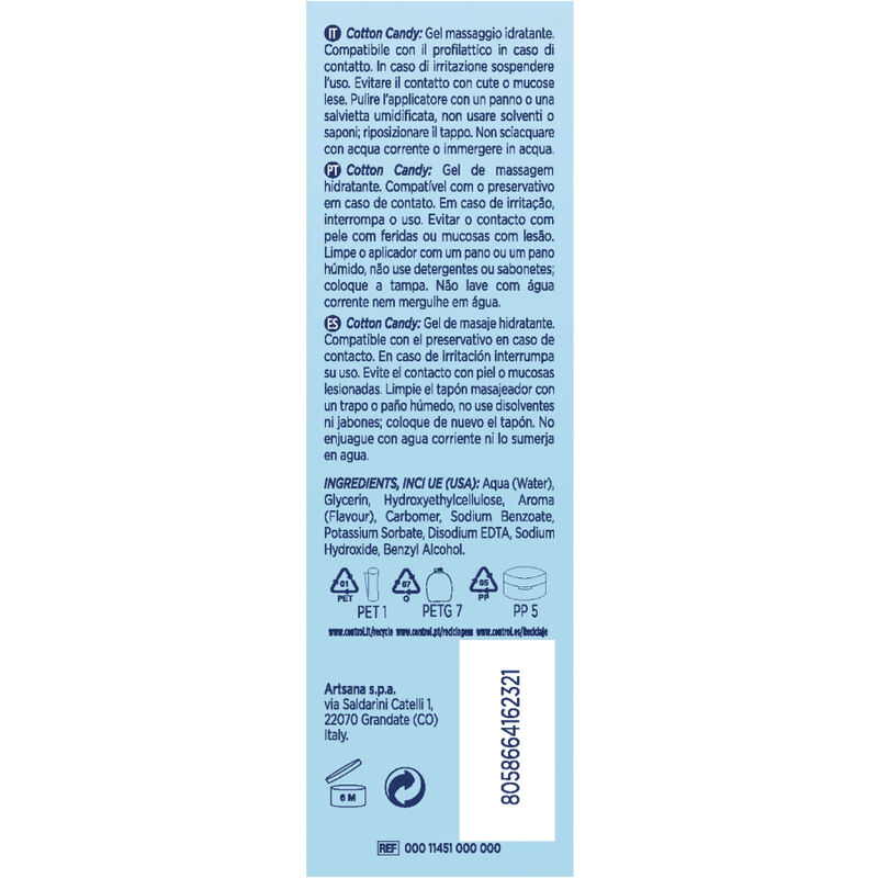 CONTROL – GEL DE MASSAGE BARBE  PAPA 3 EN 1 200 ML