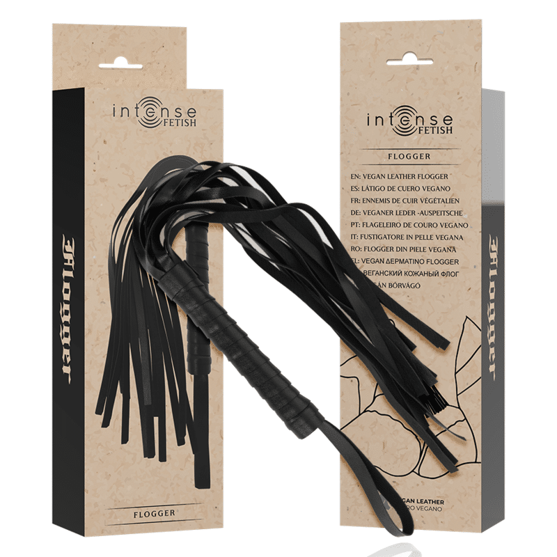 INTENSE FETISH – FLOGGER EN CUIR VÉGÉTALIEN