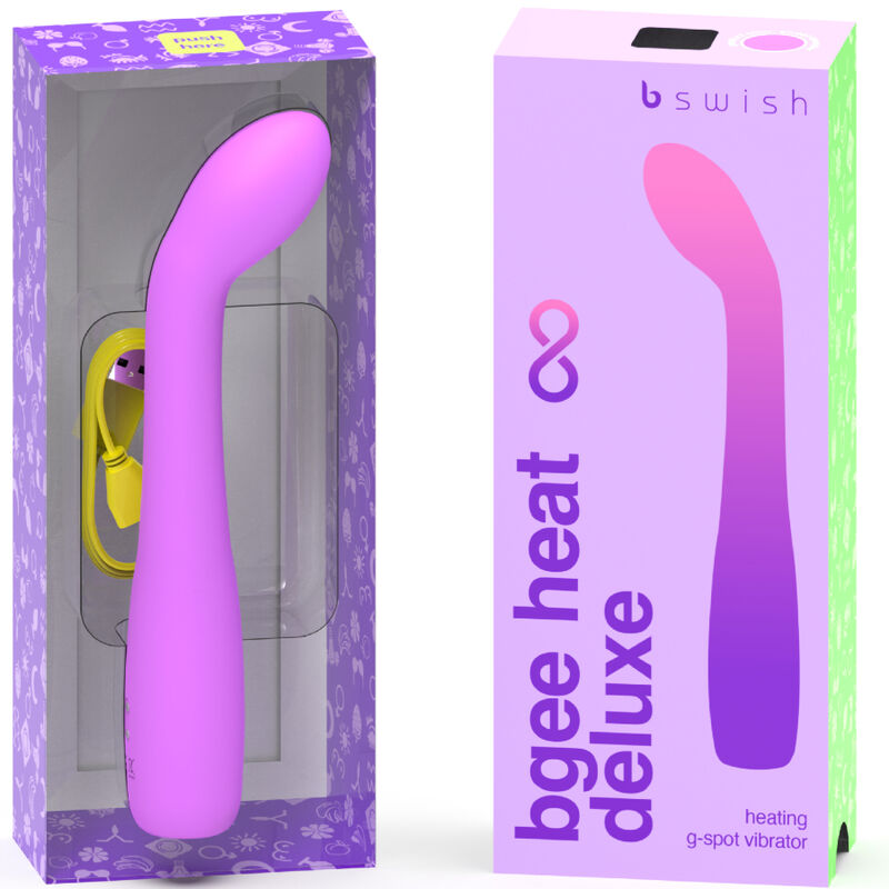 B SWISH – VIBRATEUR RECHARGEABLE BGEE HEAT INFINITE DELUXE LAVANDE SILICONE