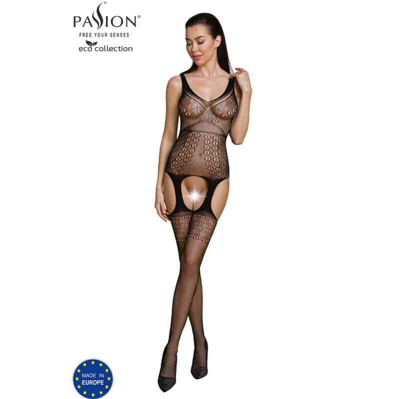 PASSION – BODYSTOCKING ECO COLLECTION ECO BS010 NOIR