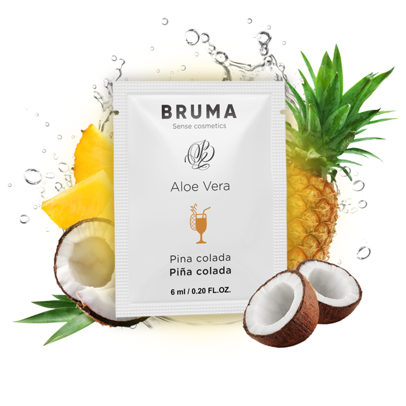 BRUMA – GEL GLISSANT À L »ALOE VERA SAVEUR PINA COLADA 6 ML