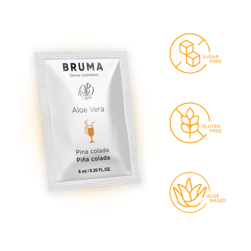 BRUMA – GEL GLISSANT À L »ALOE VERA SAVEUR PINA COLADA 6 ML