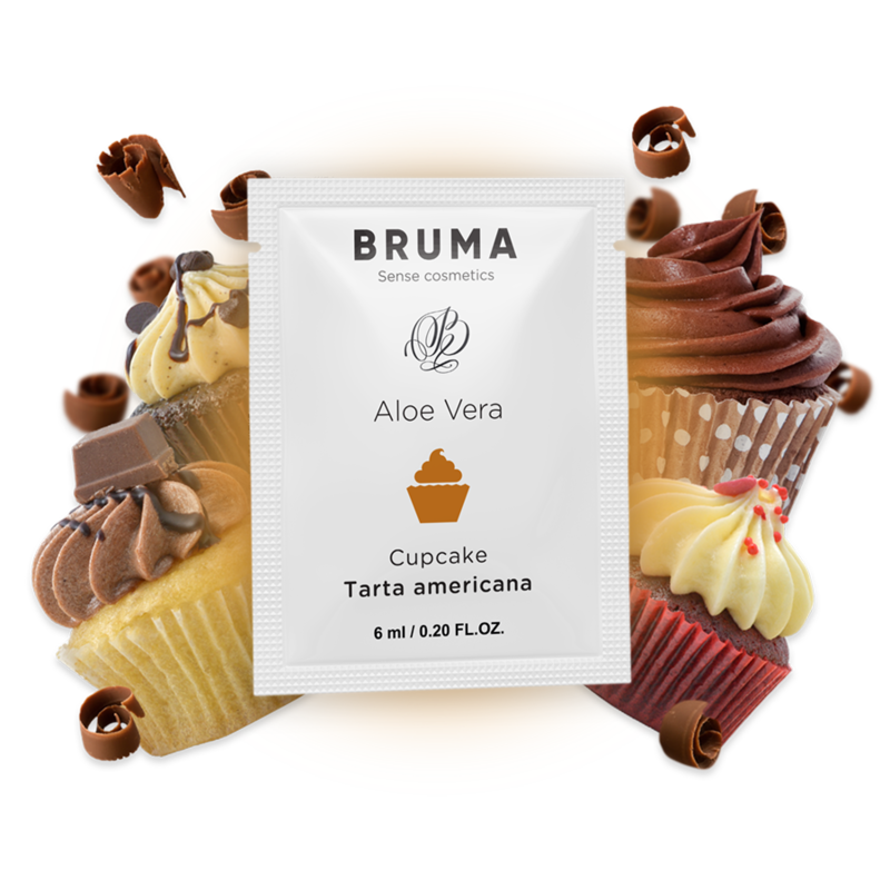 BRUMA – GEL GLISSANT À L »ALOE VERA SAVEUR CUPCAKE 6 ML