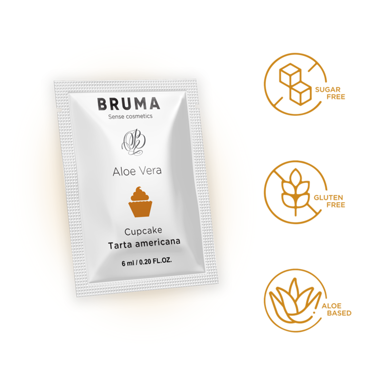 BRUMA – GEL GLISSANT À L »ALOE VERA SAVEUR CUPCAKE 6 ML
