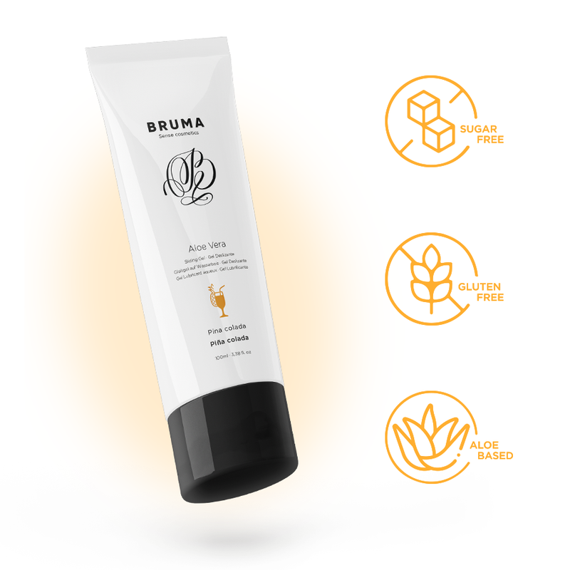 BRUMA – GEL GLISSANT À L »ALOE VERA SAVEUR PINA COLADA 100 ML