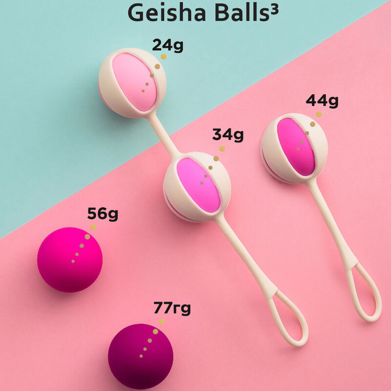 G-VIBE – SET 5 BOULES DE GEISHA3 ROSE