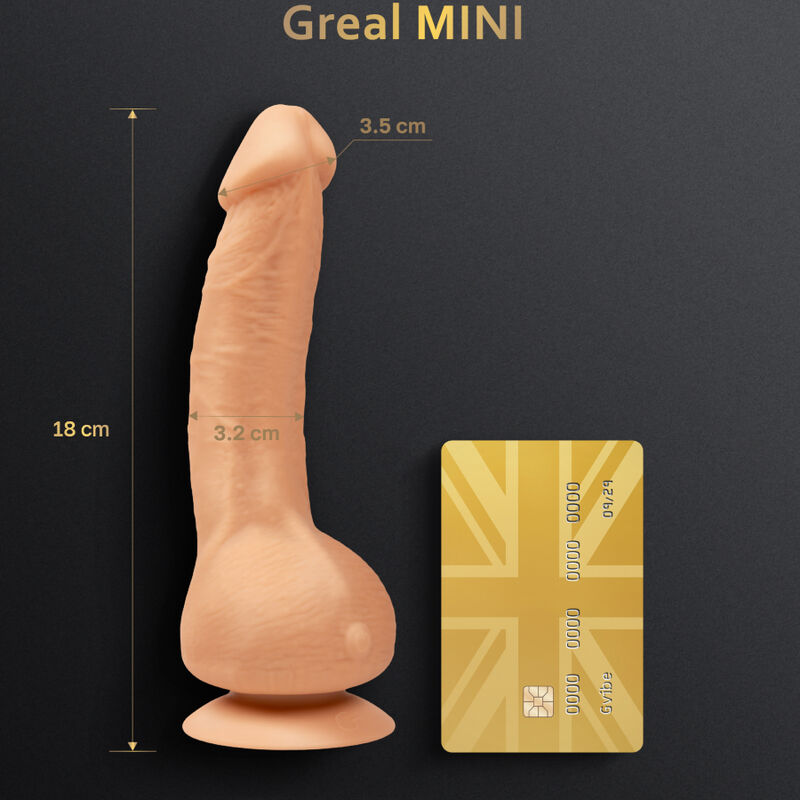 G-VIBE – GREAL MINI VIBRATEUR GODE NATUREL SILICONE