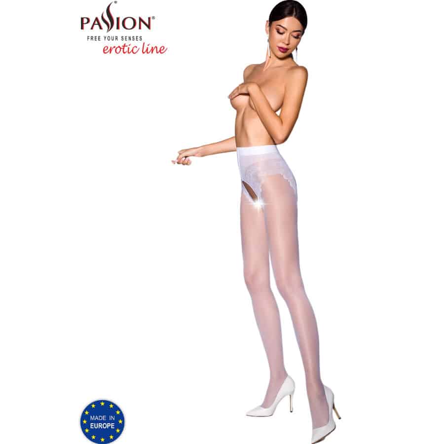 PASSION – TIOPEN 006 COLLANT BLANC 1/2 30 DEN