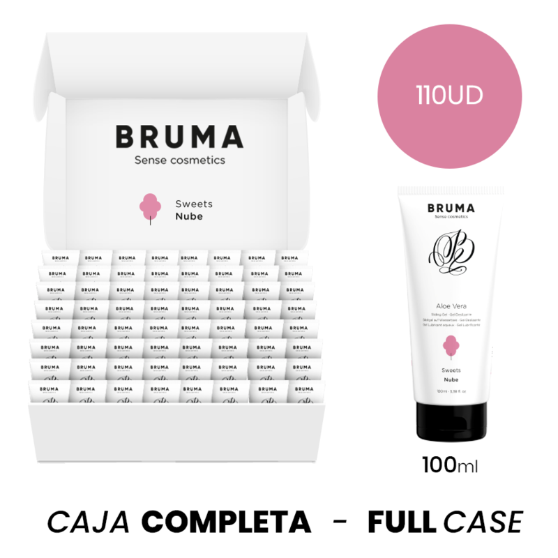 MOQ 110 – BRUMA SAVEUR DE FRUITS TROPICAUX LUBRIFIANT A BASE D »EAU – 100 ML