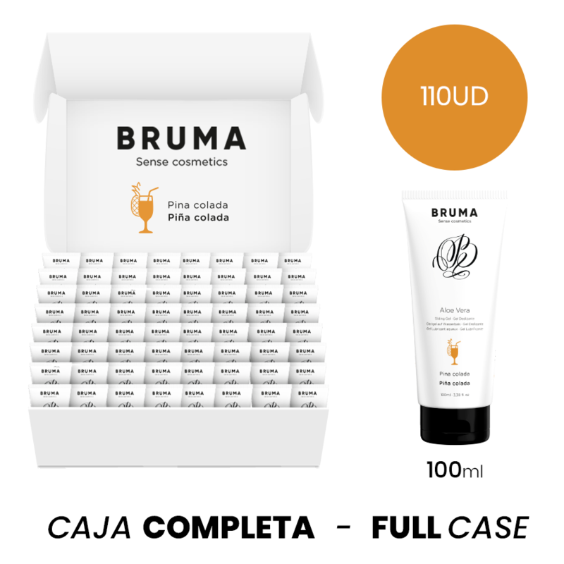 MOQ 110 – BRUMA SAVEUR DE FRUITS TROPICAUX LUBRIFIANT A BASE D »EAU – 100 ML