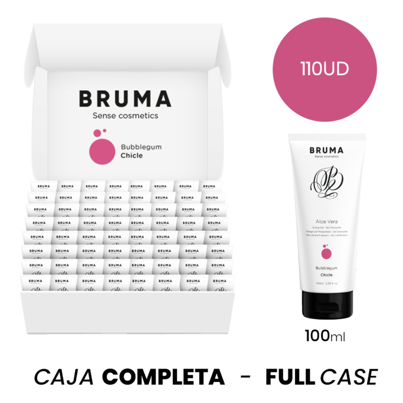 MOQ 110 – BRUMA SAVEUR DE FRUITS TROPICAUX LUBRIFIANT A BASE D »EAU – 100 ML