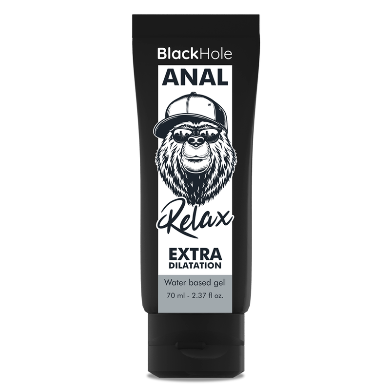 BLACK HOLE – GEL A BASE D »EAU DILATATION ANALE 70 ML
